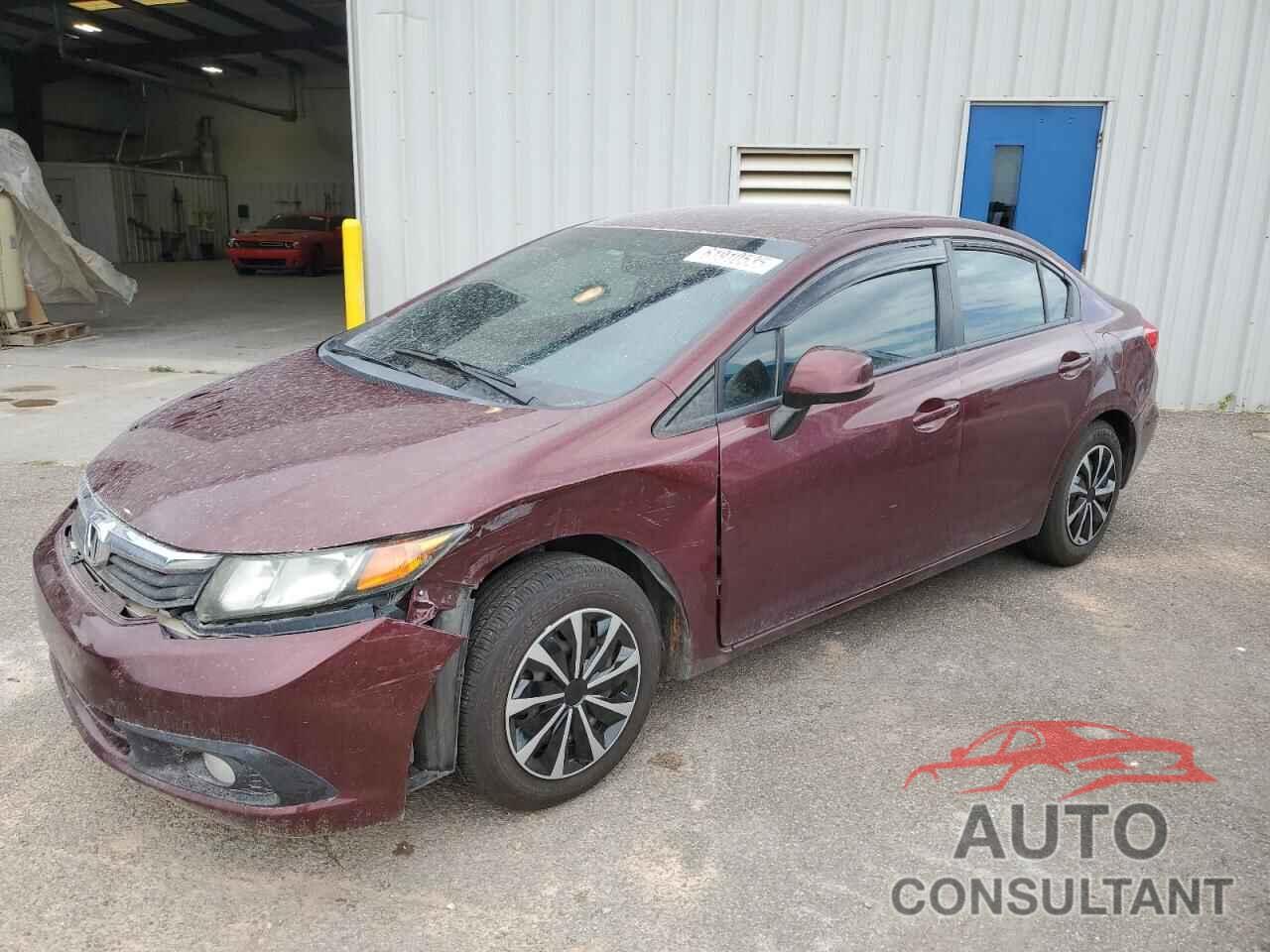 HONDA CIVIC 2012 - 2HGFB2F52CH609272