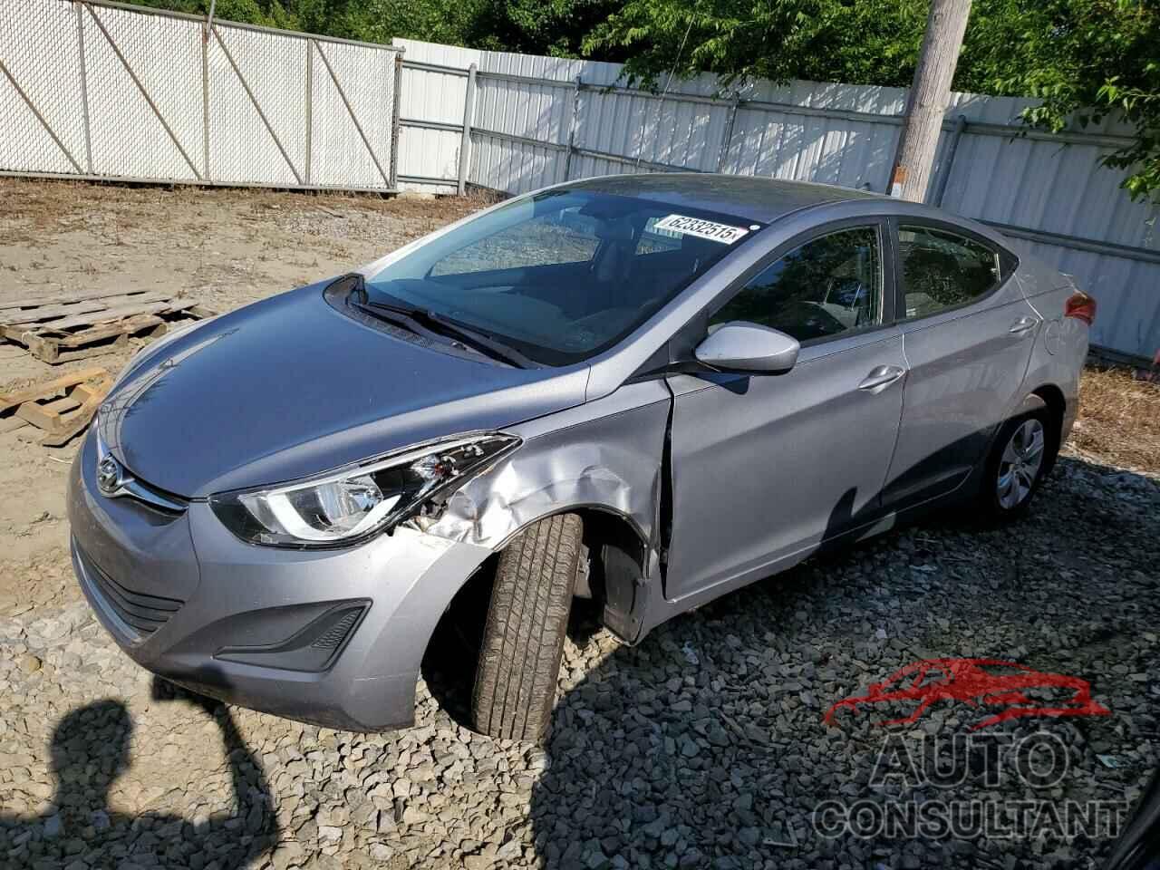 HYUNDAI ELANTRA 2016 - KMHDH4AE1GU543819