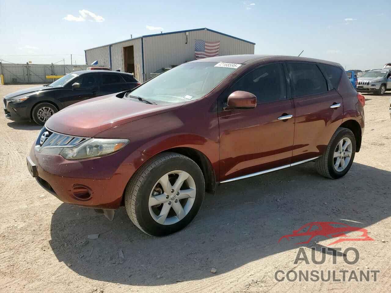 NISSAN MURANO 2010 - JN8AZ1MW5AW104436