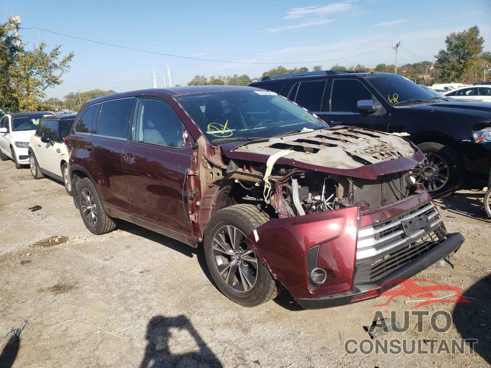 TOYOTA HIGHLANDER 2017 - 5TDBZRFH3HS464053