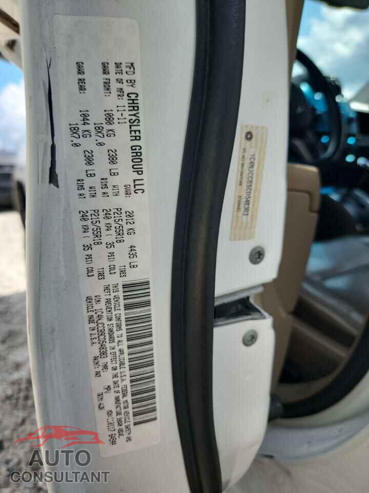 JEEP COMPASS 2012 - 1C4NJCCB9CD548383