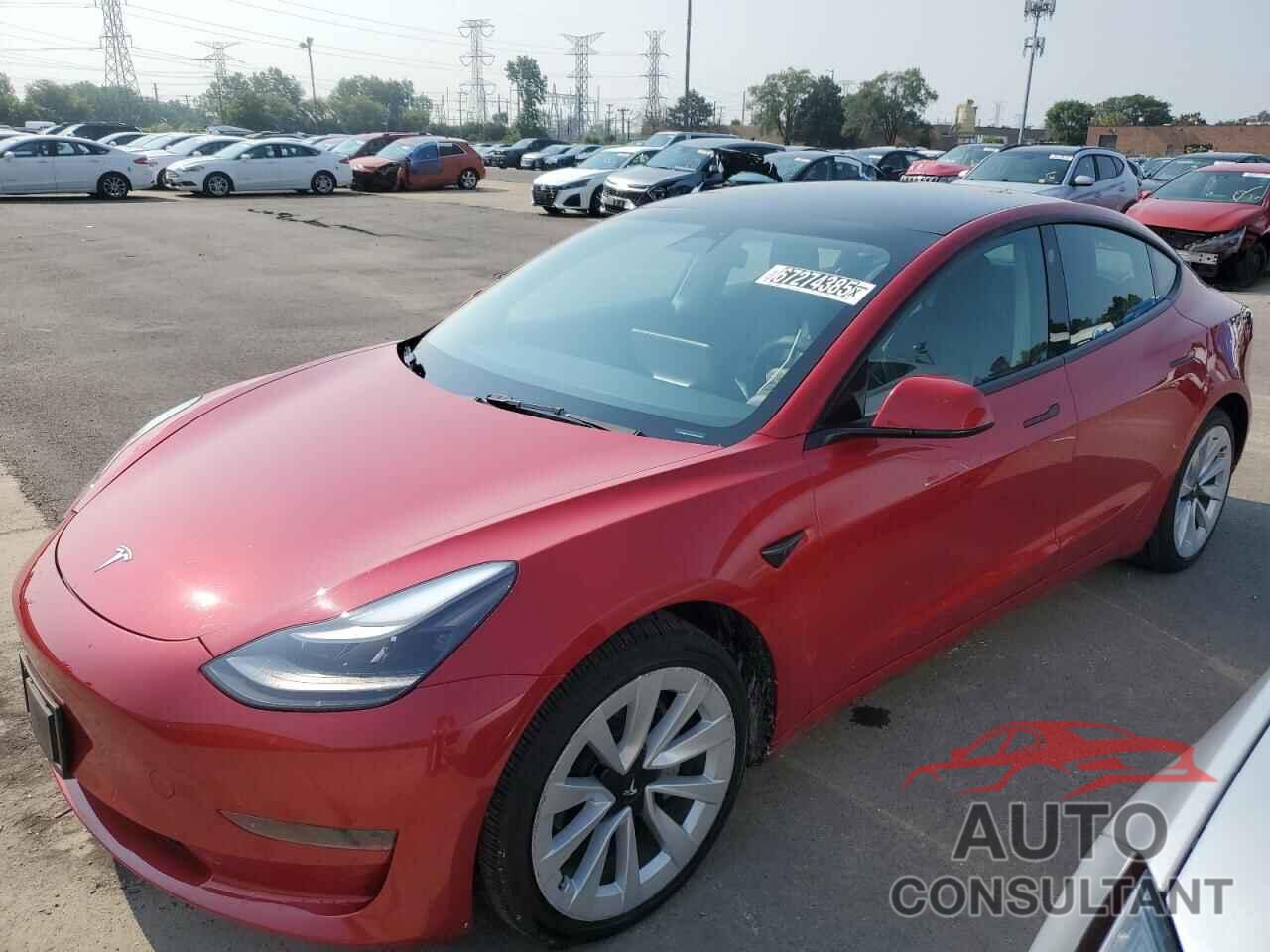 TESLA MODEL 3 2022 - 5YJ3E1EA9NF304751