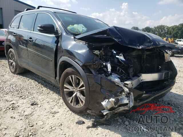 TOYOTA HIGHLANDER 2016 - 5TDKKRFH1GS502866