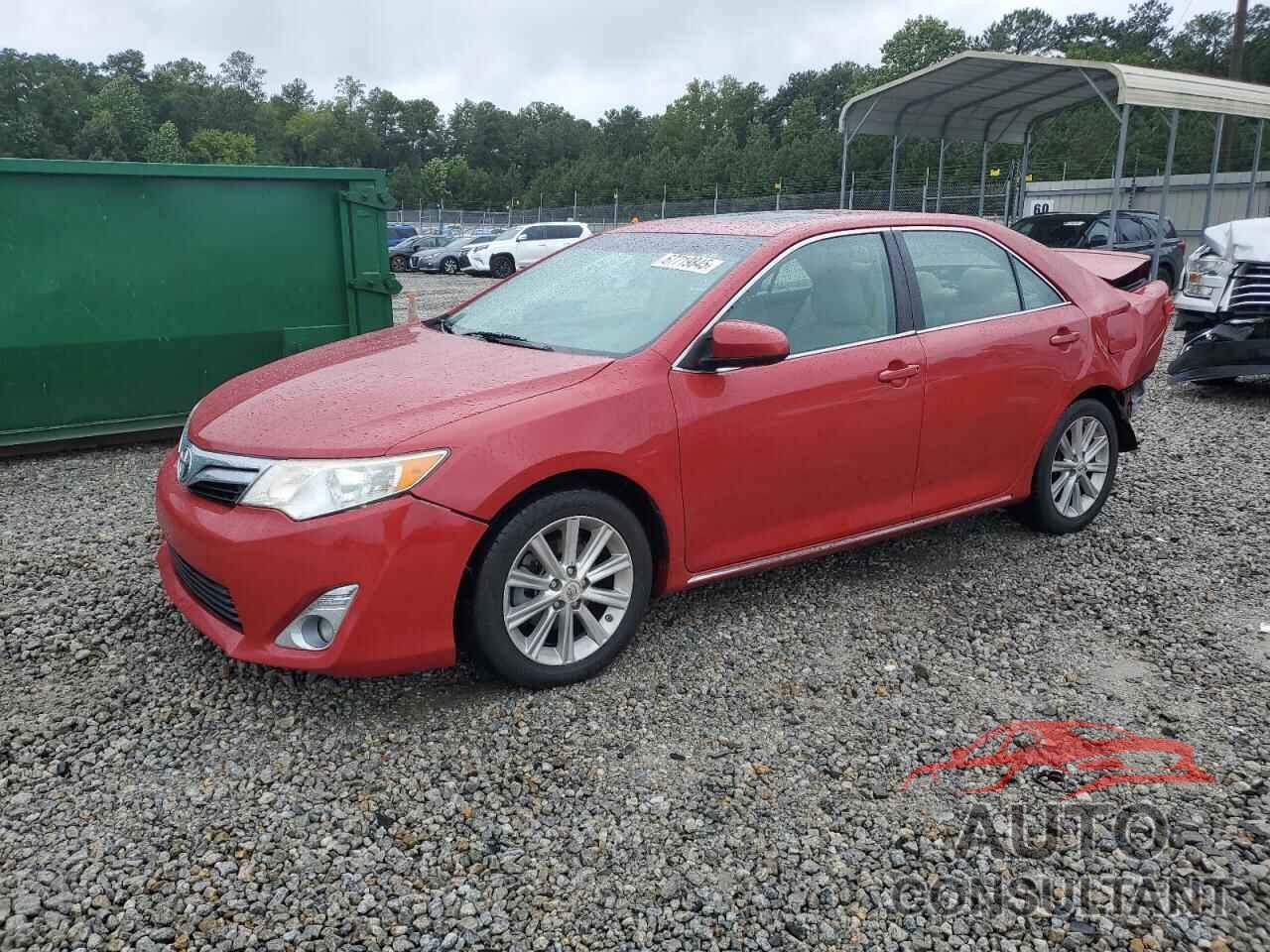 TOYOTA CAMRY 2012 - 4T4BF1FK5CR190799
