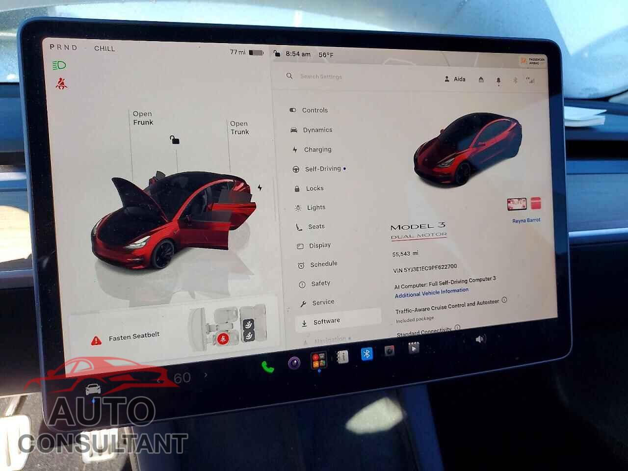 TESLA MODEL 3 2023 - 5YJ3E1EC9PF622700