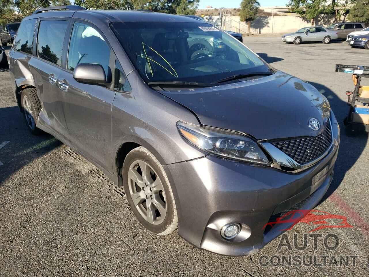 TOYOTA SIENNA 2017 - 5TDXZ3DC4HS872054