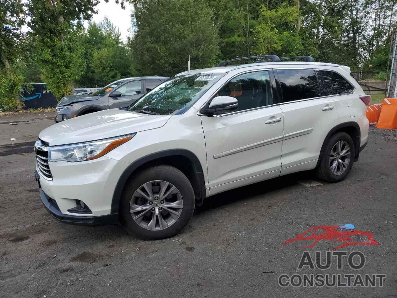 TOYOTA HIGHLANDER 2015 - 5TDJKRFH8FS083134