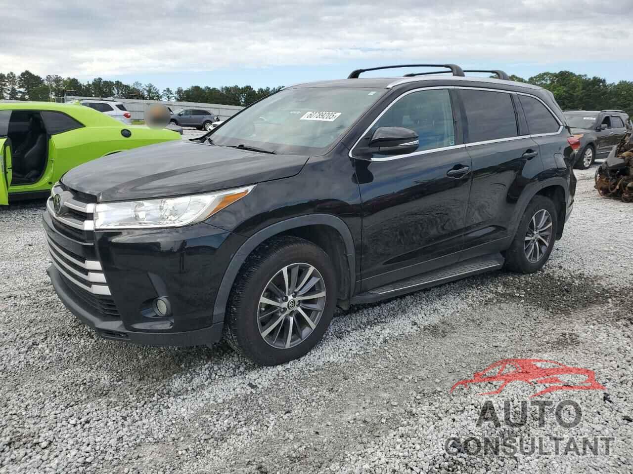 TOYOTA HIGHLANDER 2019 - 5TDKZRFH7KS360723