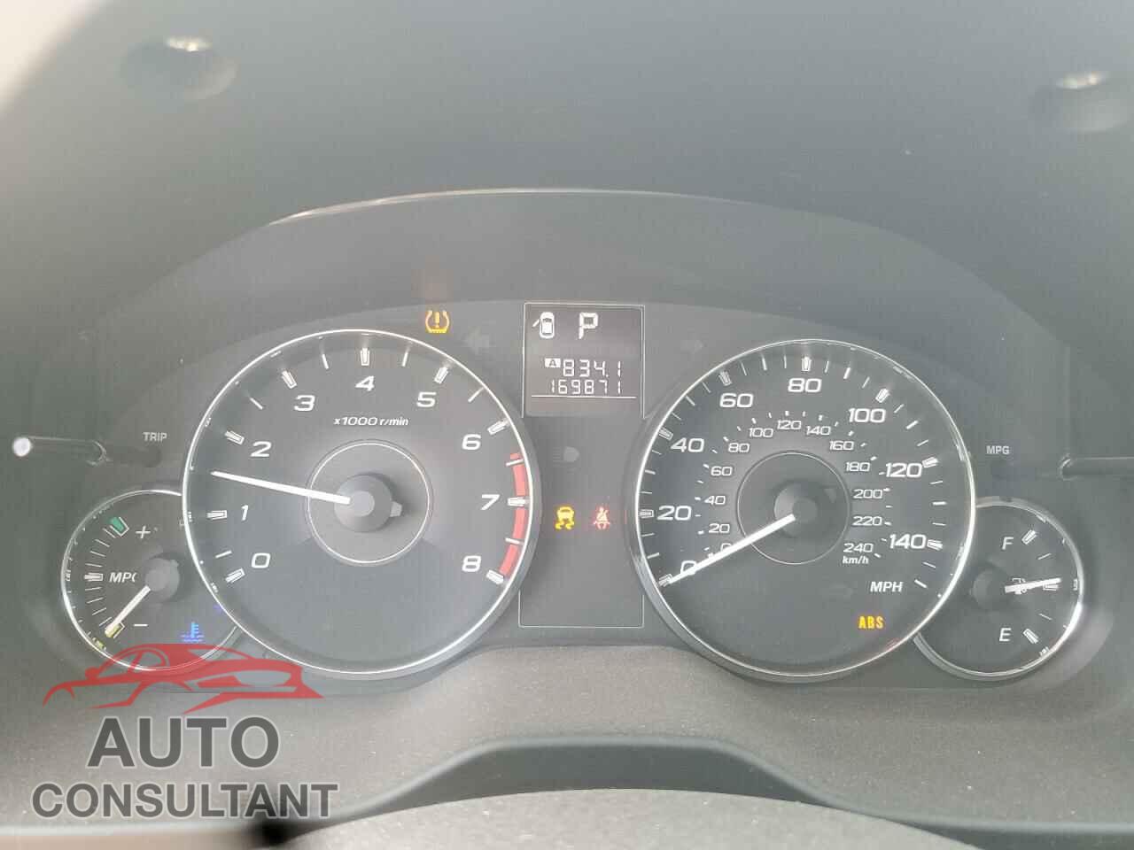 SUBARU OUTBACK 2012 - 4S4BRCCC6C3250542