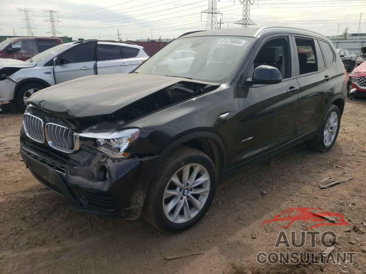 BMW X3 2017 - 5UXWX9C38H0T21729