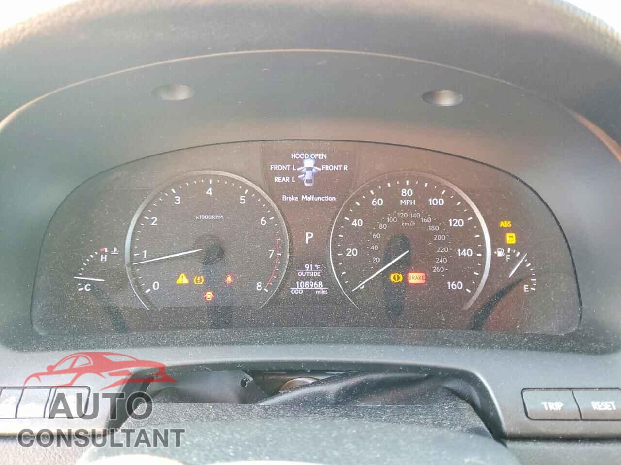 LEXUS LS460 2014 - JTHBL5EF9E5132354