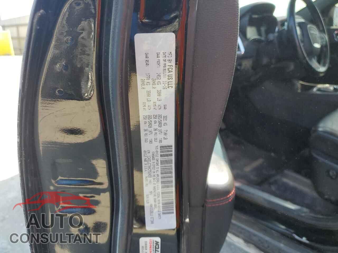 DODGE DURANGO 2017 - 1C4SDJCT0HC752459