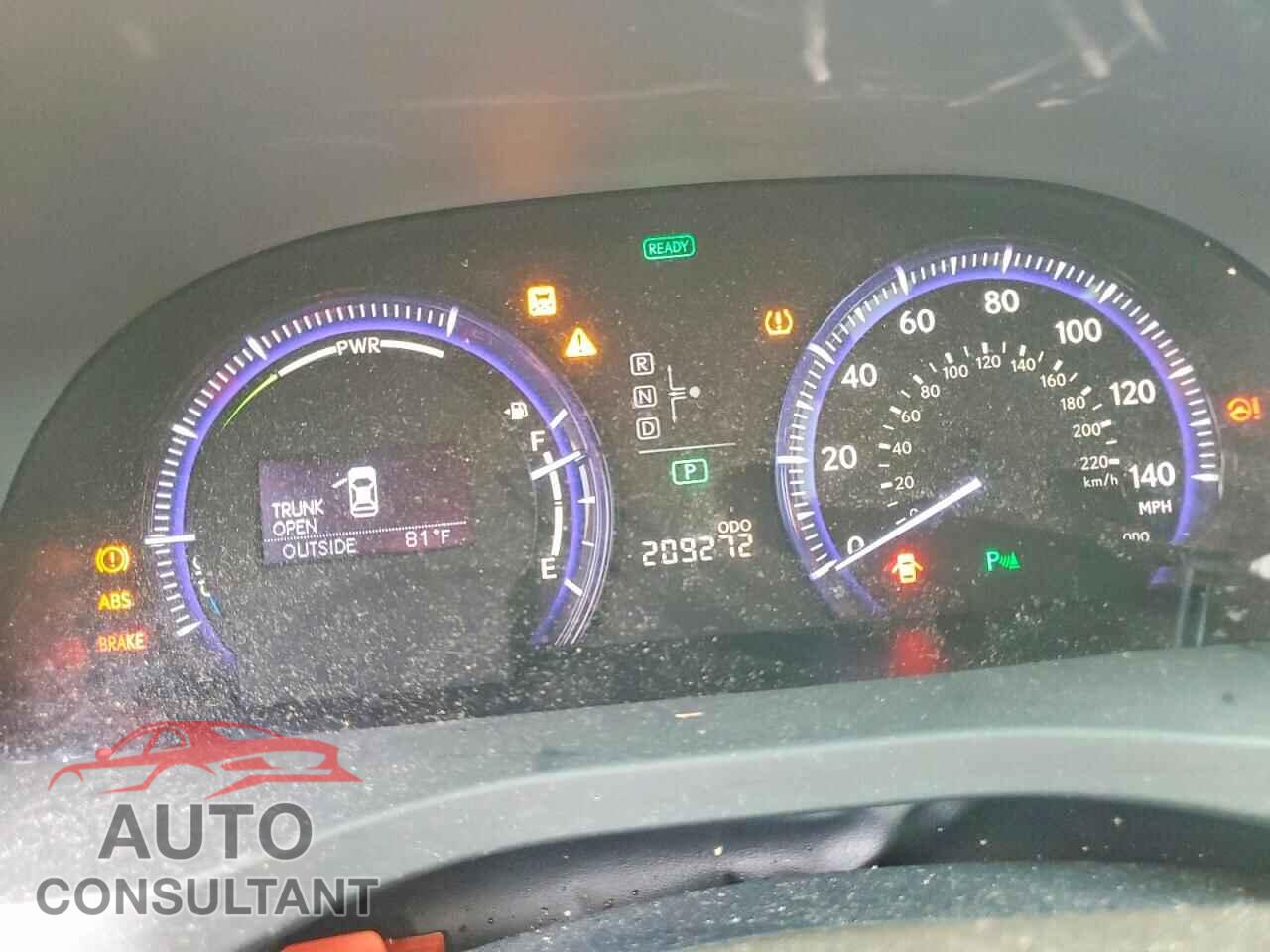 LEXUS HS 2010 - JTHBB1BA5A2004290