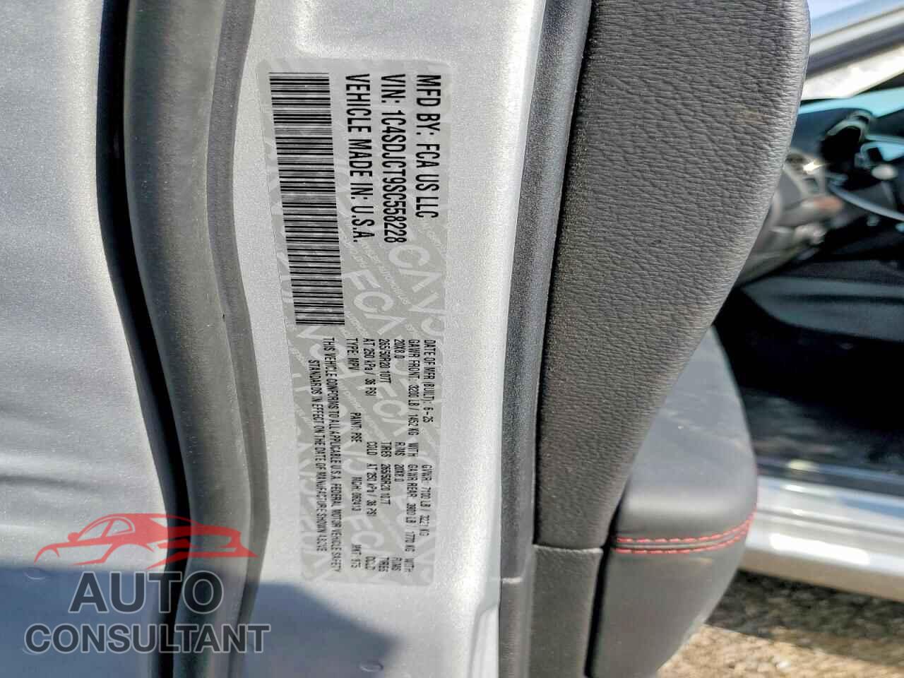 DODGE DURANGO 2025 - 1C4SDJCT9SC558228