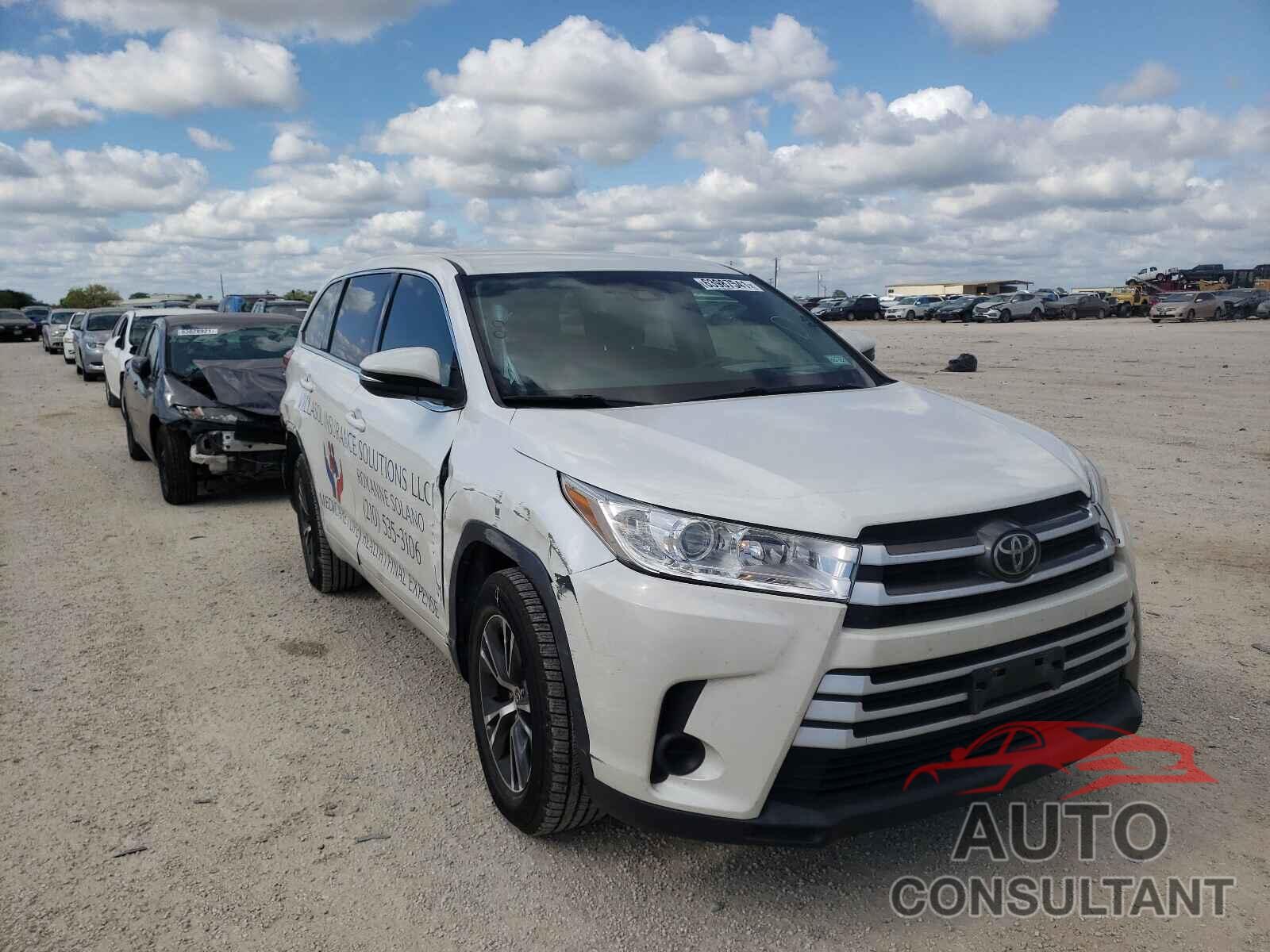 TOYOTA HIGHLANDER 2017 - 5TDZARFH4HS026681