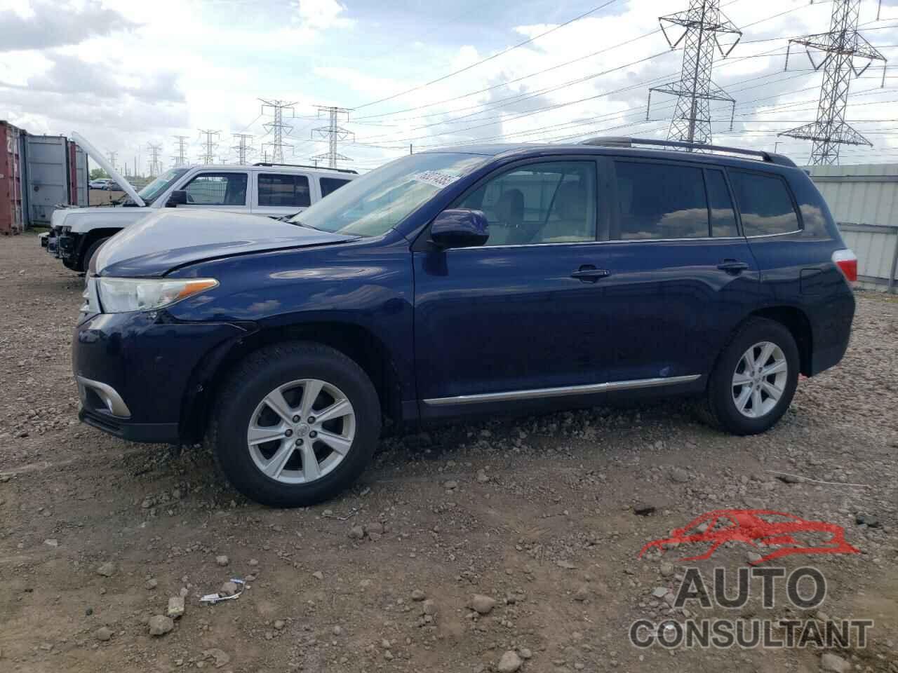 TOYOTA HIGHLANDER 2013 - 5TDBK3EH4DS277059