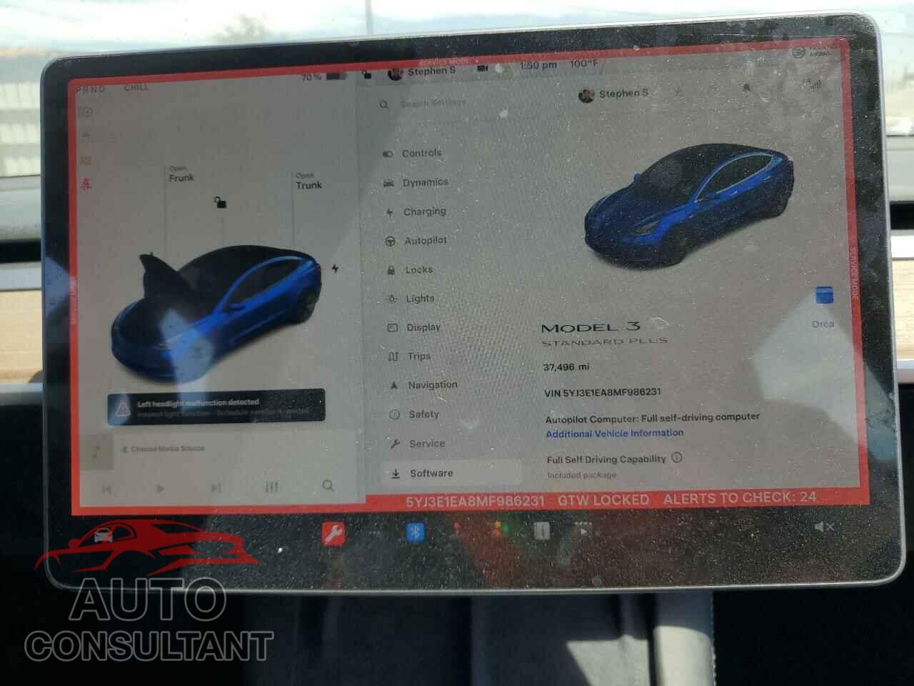 TESLA MODEL 3 2021 - 5YJ3E1EA8MF986231