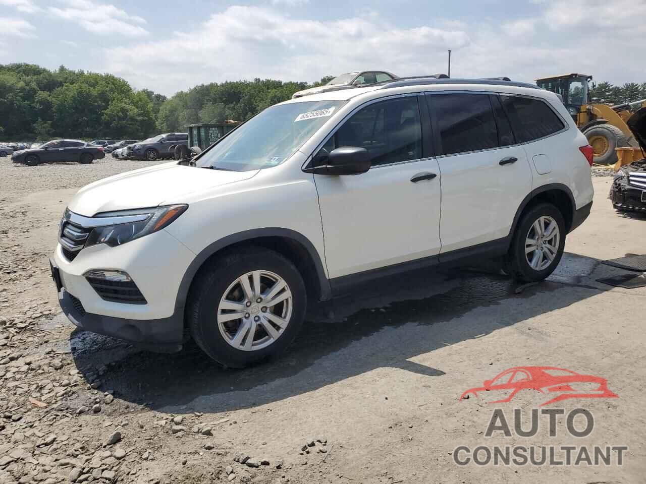 HONDA PILOT 2017 - 5FNYF6H1XHB044666