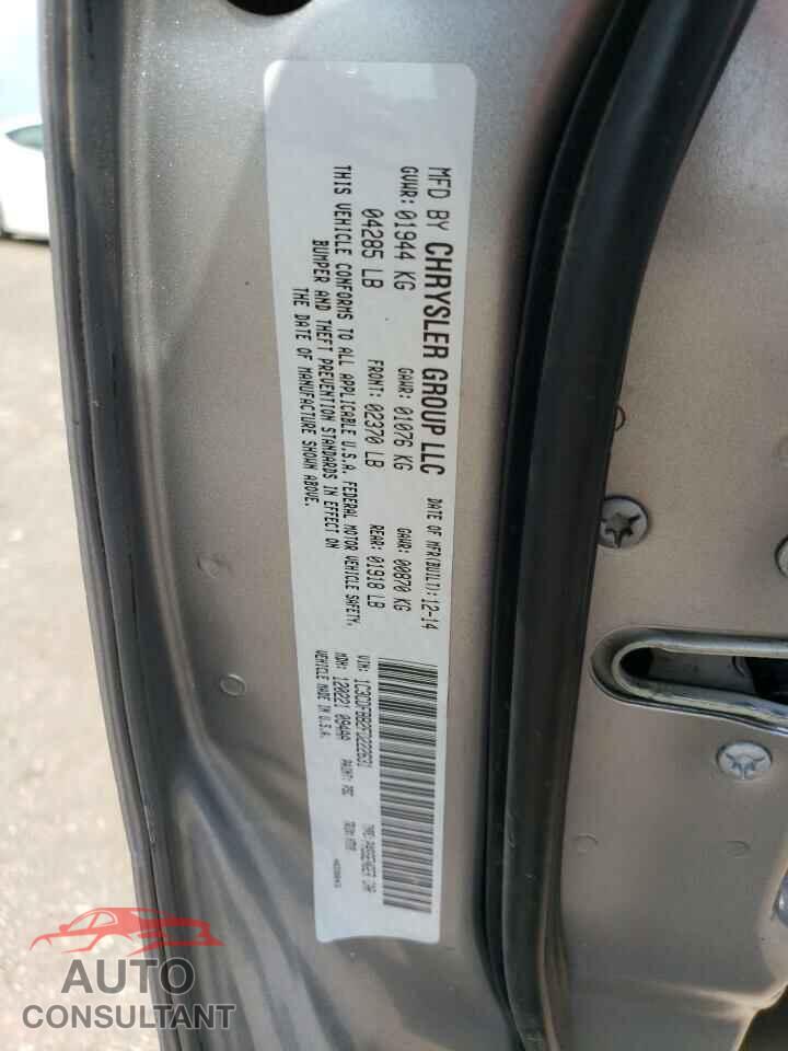 DODGE DART 2015 - 1C3CDFBB2FD222631