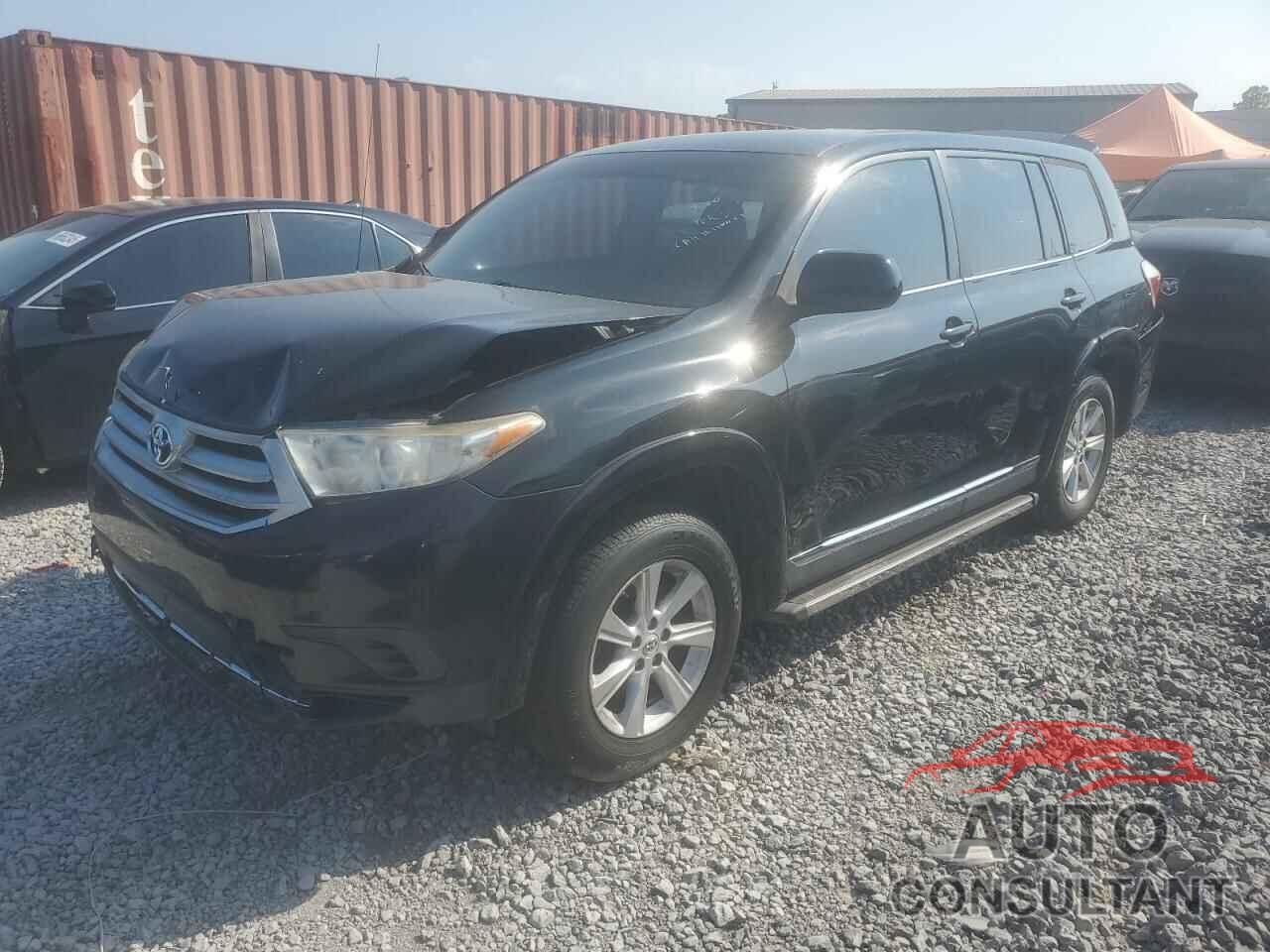 TOYOTA HIGHLANDER 2012 - 5TDZA3EH0CS020982