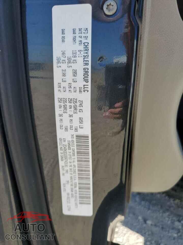 DODGE CARAVAN 2011 - 2D4RN3DG8BR743101