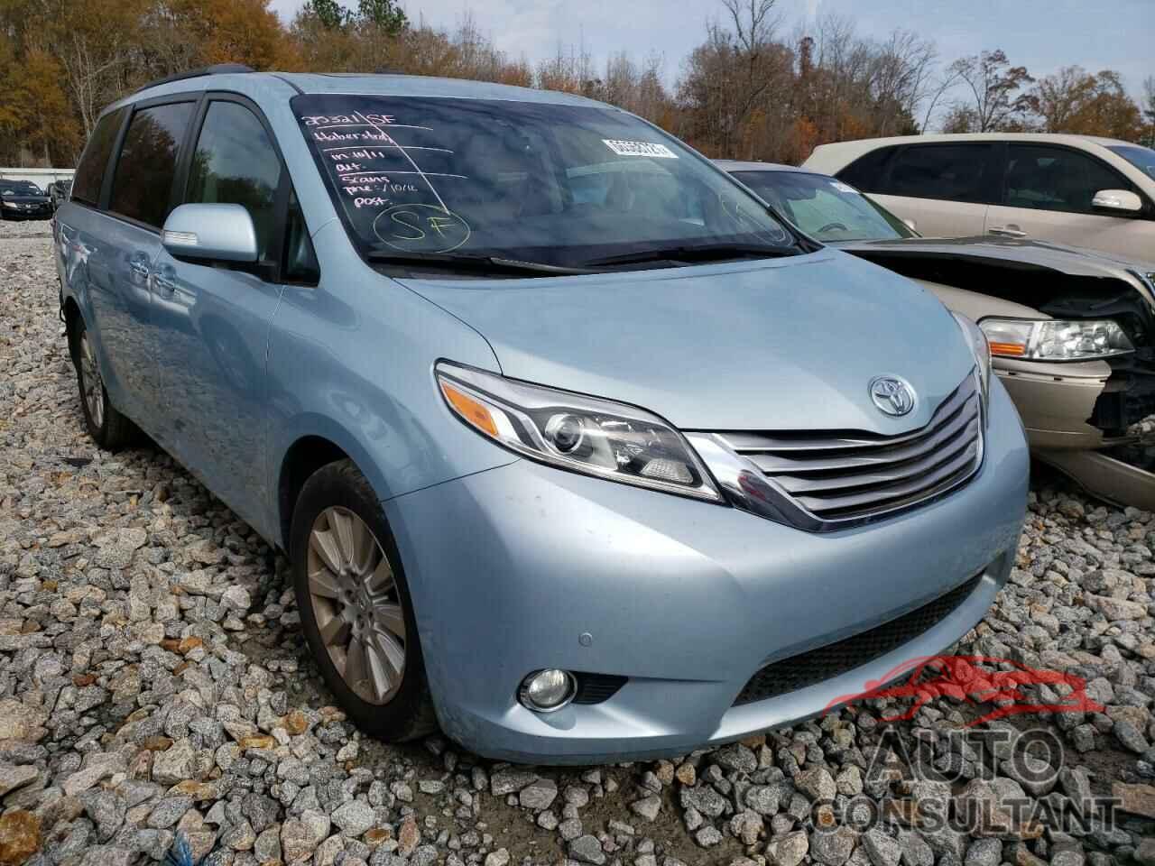 TOYOTA SIENNA 2017 - 5TDYZ3DC6HS812913