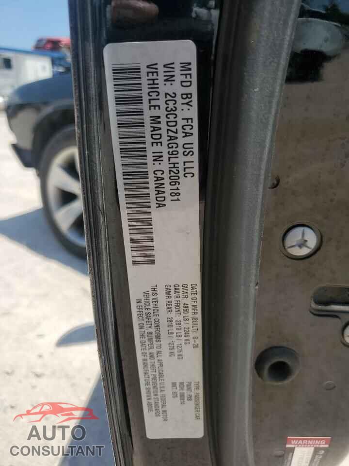 DODGE CHALLENGER 2020 - 2C3CDZAG9LH206181
