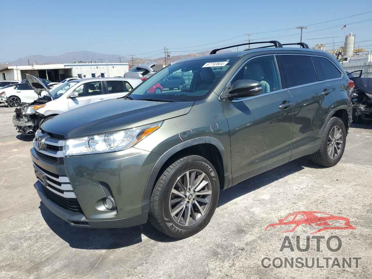 TOYOTA HIGHLANDER 2019 - 5TDKZRFH4KS343782