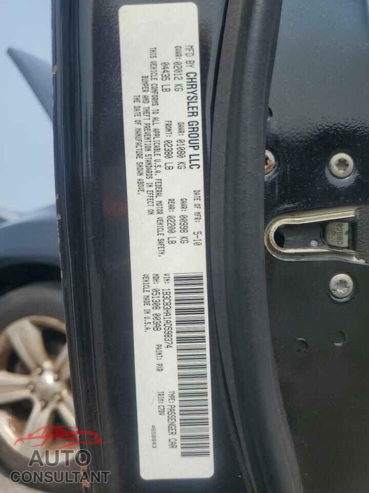DODGE CALIBER 2010 - 1B3CB3HA1AD598374