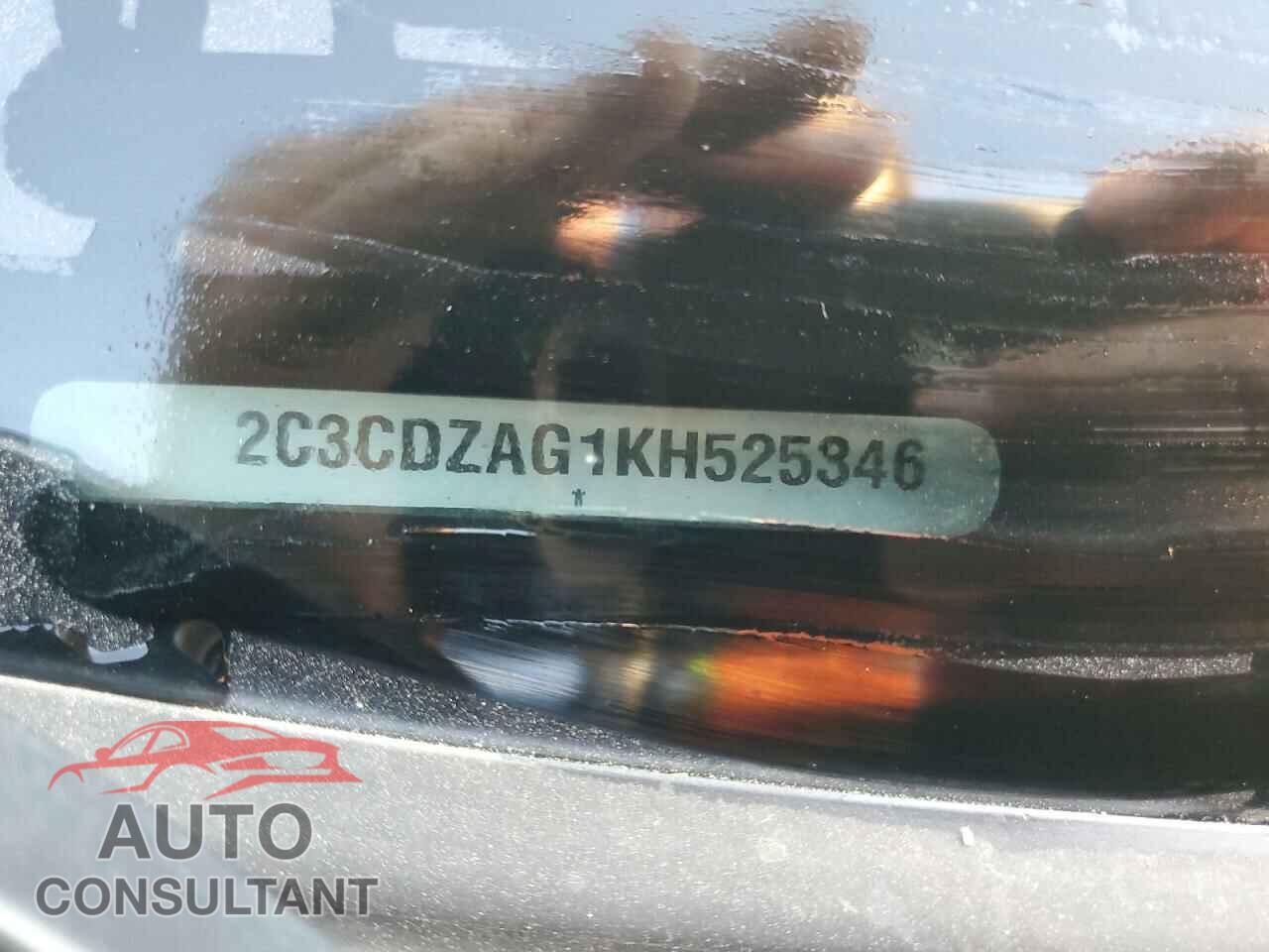 DODGE CHALLENGER 2019 - 2C3CDZAG1KH525346