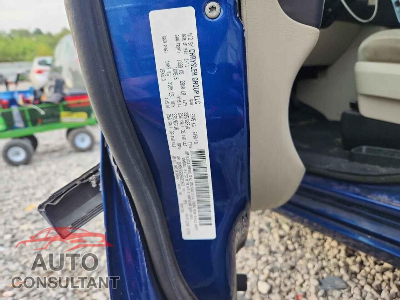 DODGE CARAVAN 2011 - 2D4RN3DG6BR603323