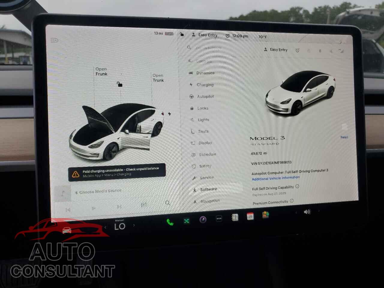 TESLA MODEL 3 2021 - 5YJ3E1EA1MF969013