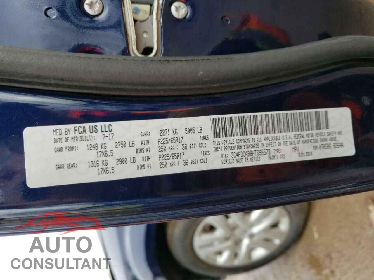 DODGE JOURNEY 2017 - 3C4PDCAB8HT695573