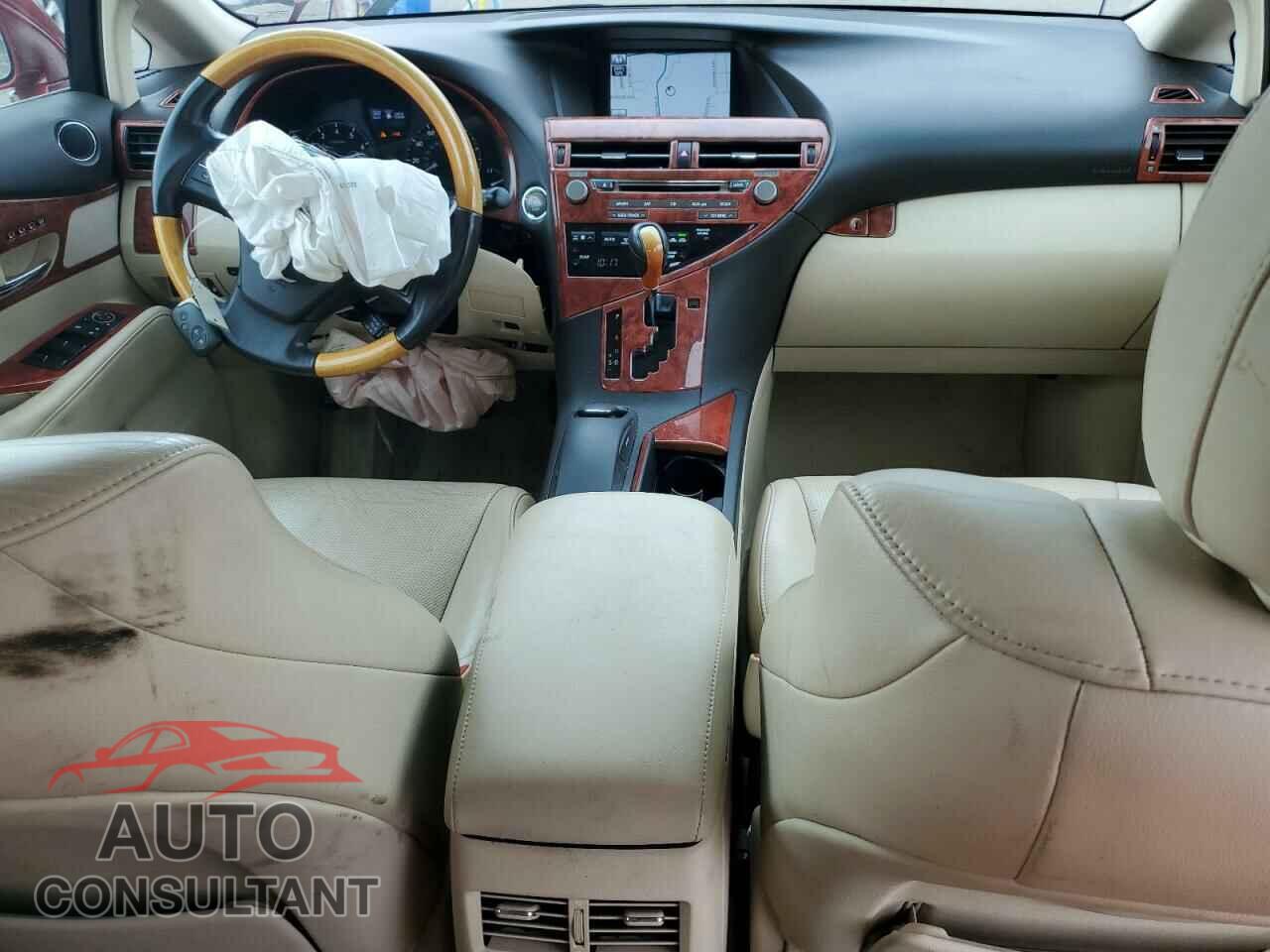 LEXUS RX350 2012 - 2T2BK1BA4CC134787