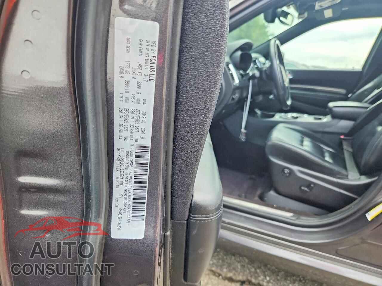 DODGE DURANGO 2017 - 1C4RDJDG1HC833924