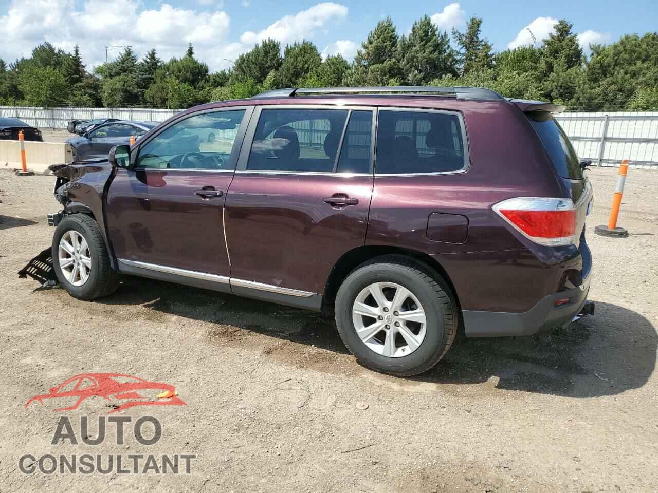 TOYOTA HIGHLANDER 2012 - 5TDBK3EH6CS154717