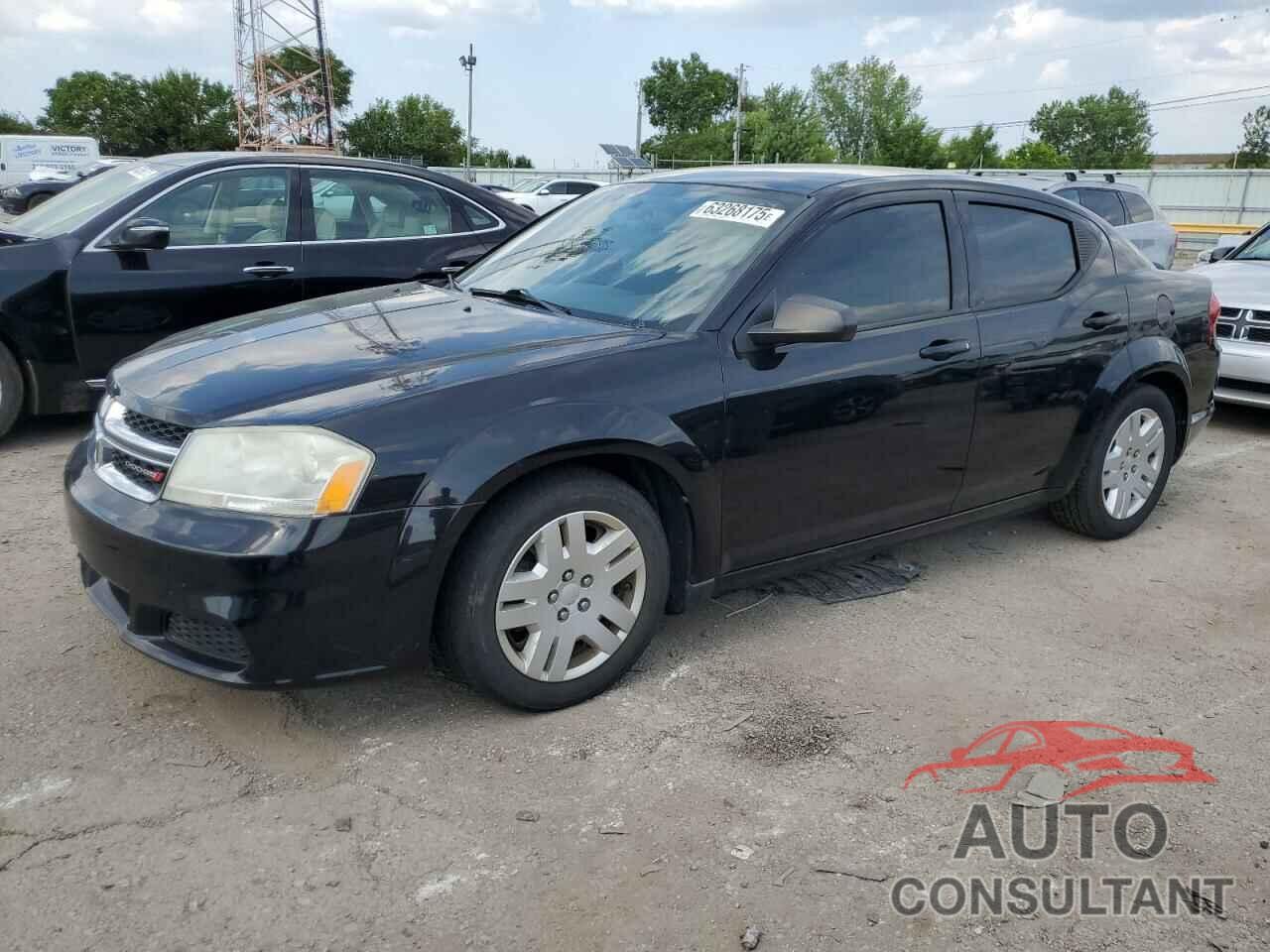 DODGE AVENGER 2012 - 1C3CDZAGXCN256174
