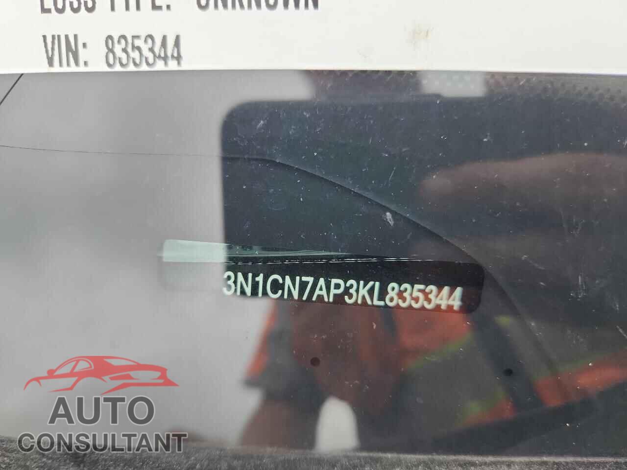 NISSAN VERSA 2019 - 3N1CN7AP3KL835344