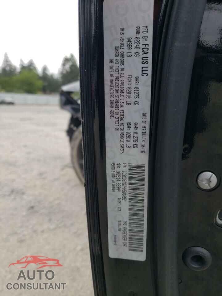 DODGE CHALLENGER 2017 - 2C3CDZAG7HH501092