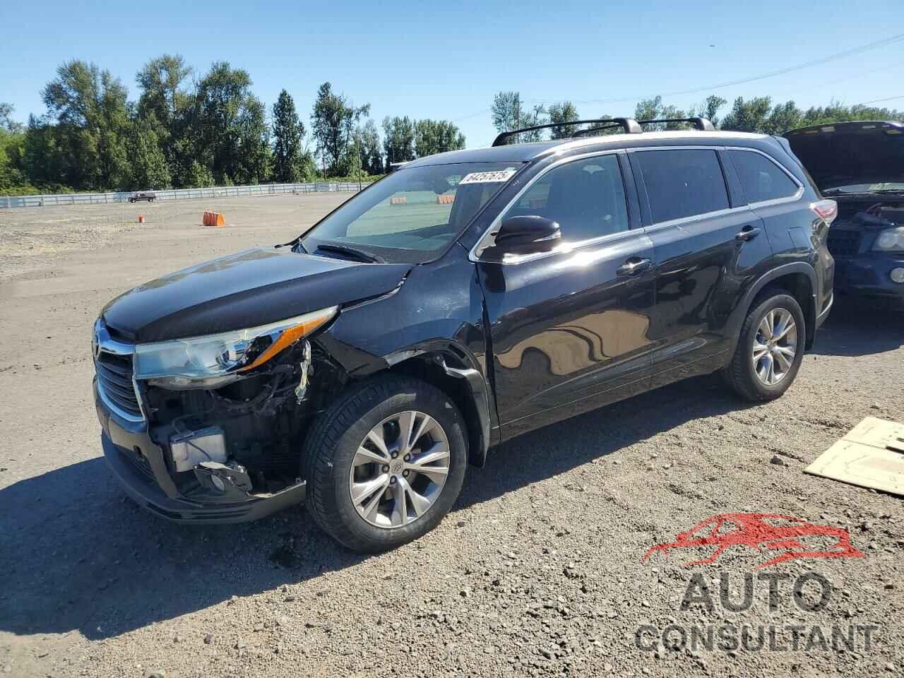 TOYOTA HIGHLANDER 2015 - 5TDJKRFH2FS117133