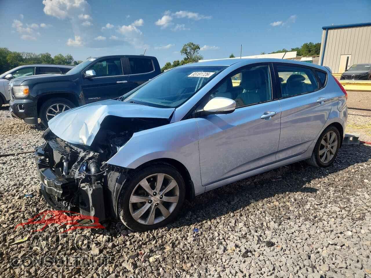 HYUNDAI ACCENT 2014 - KMHCU5AE3EU173595