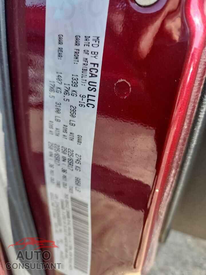 DODGE CARAVAN 2017 - 2C4RDGBG0HR586599