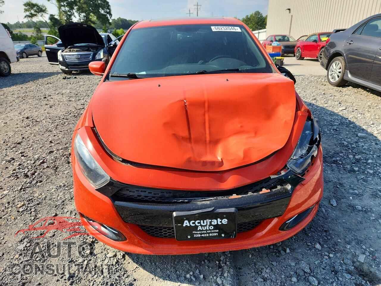 DODGE DART 2015 - 1C3CDFEB0FD278210