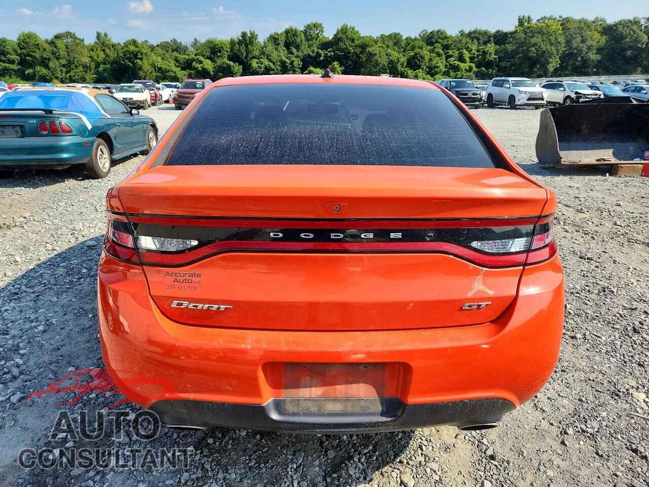 DODGE DART 2015 - 1C3CDFEB0FD278210