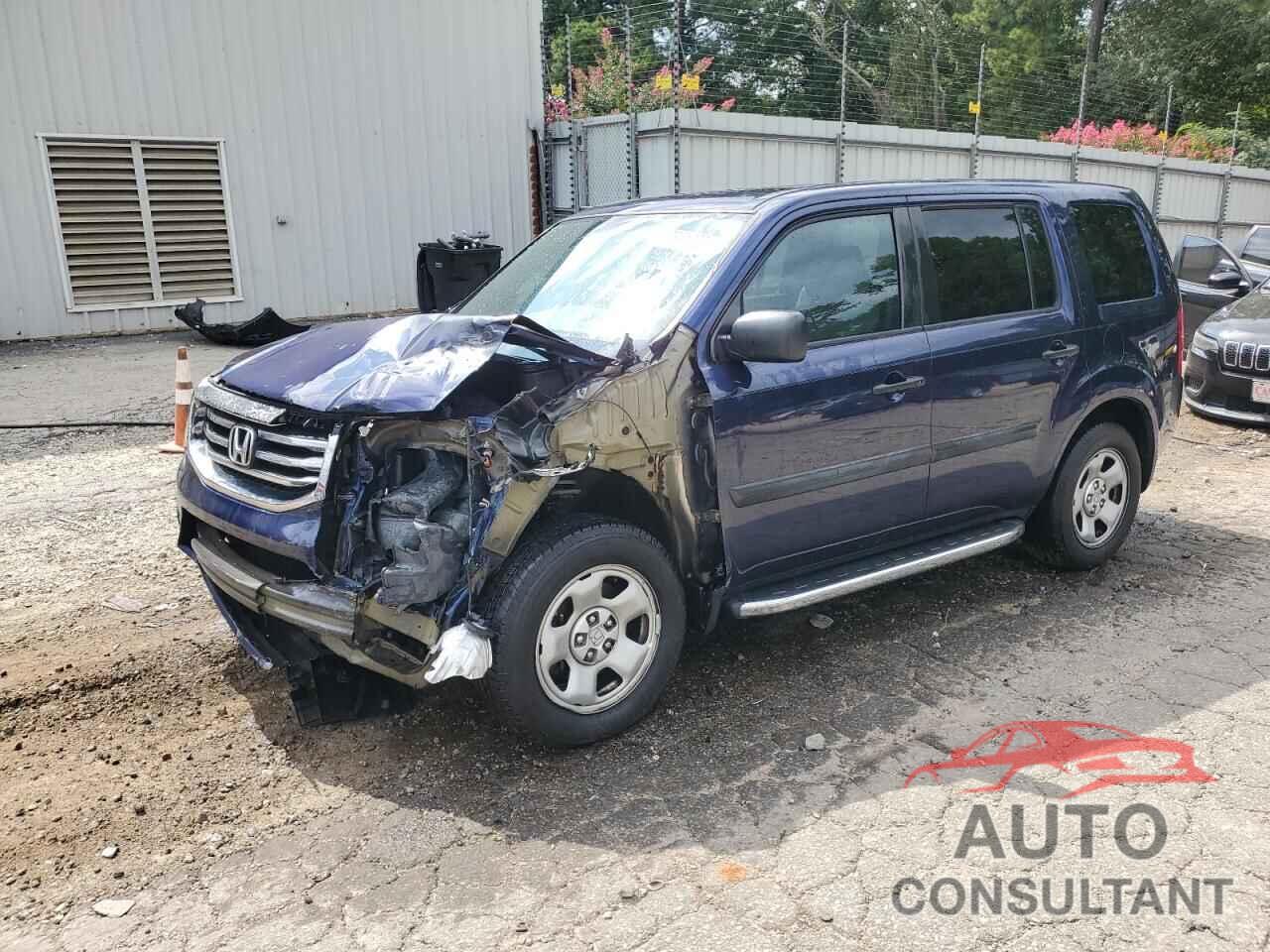 HONDA PILOT 2013 - 5FNYF3H27DB003316