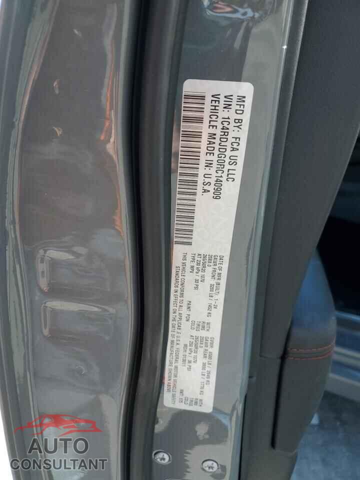 DODGE DURANGO 2024 - 1C4RDJDG0RC140909