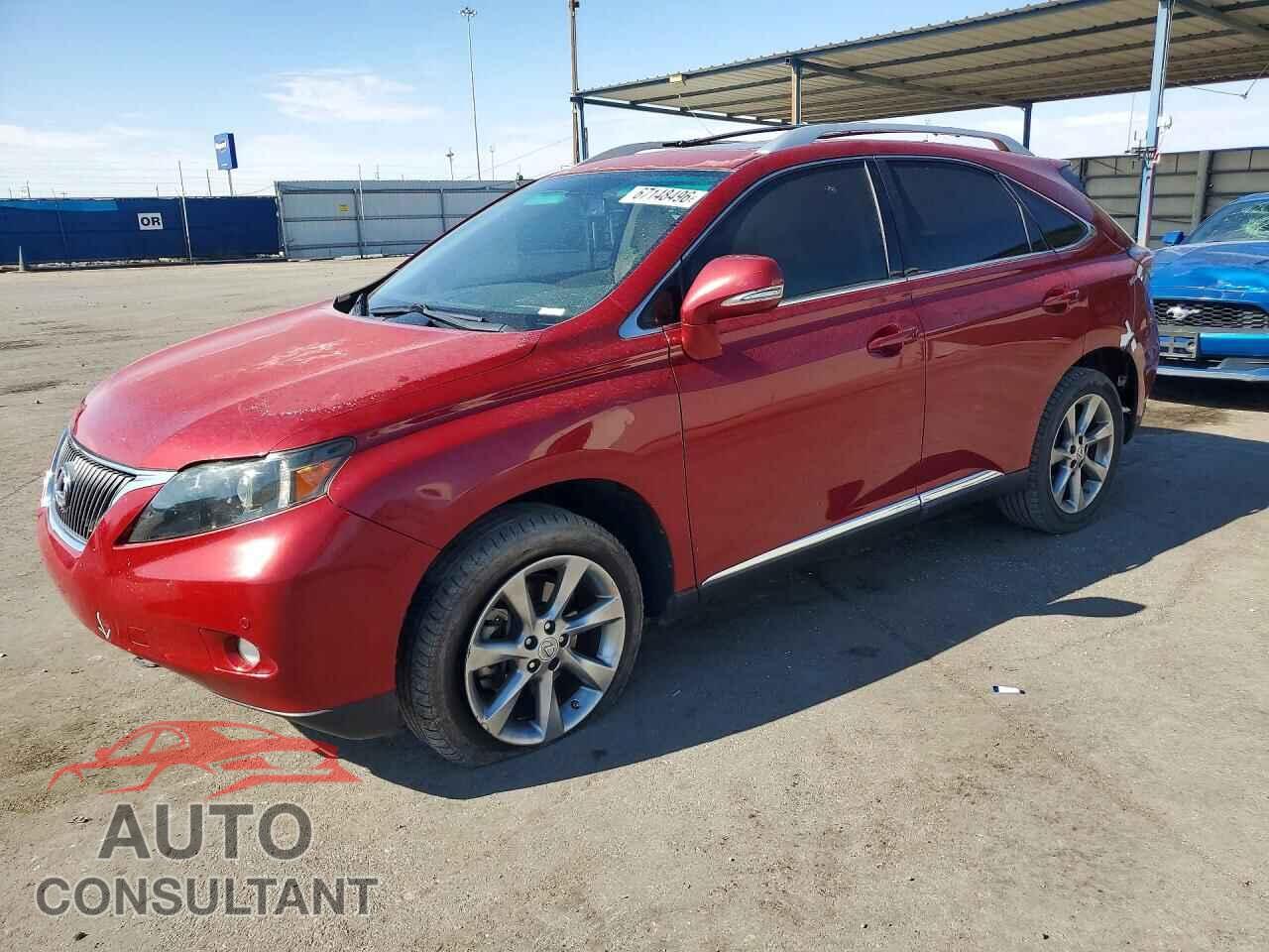 LEXUS RX350 2012 - 2T2ZK1BA6CC073263