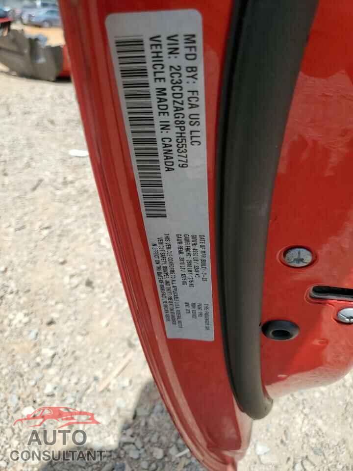 DODGE CHALLENGER 2023 - 2C3CDZAG8PH553779