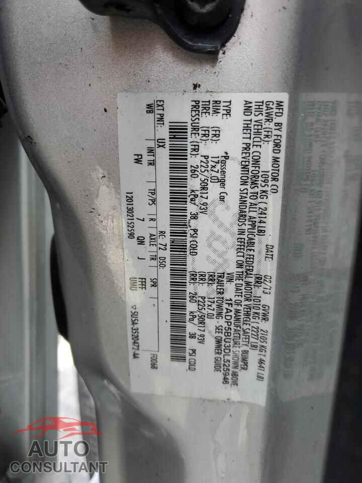 FORD CMAX 2013 - 1FADP5BU3DL525946