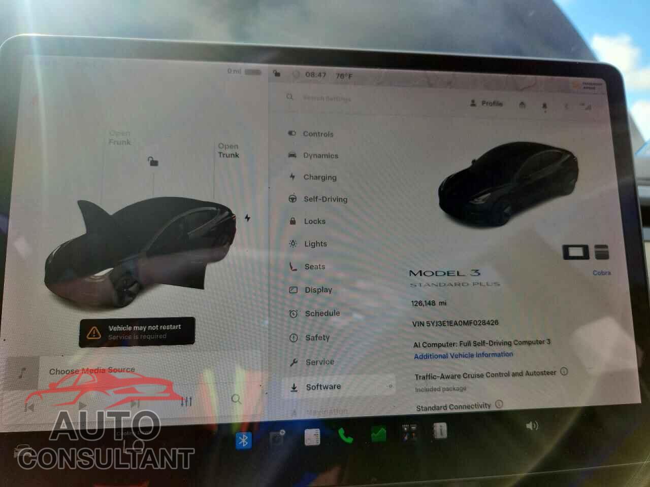 TESLA MODEL 3 2021 - 5YJ3E1EA0MF028426